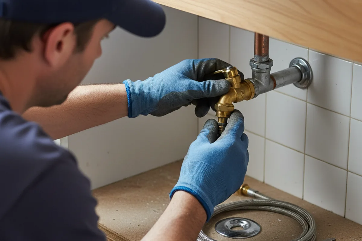 Shutoff valve and fitting work during Faucet and Fixture Repair in Gladstone